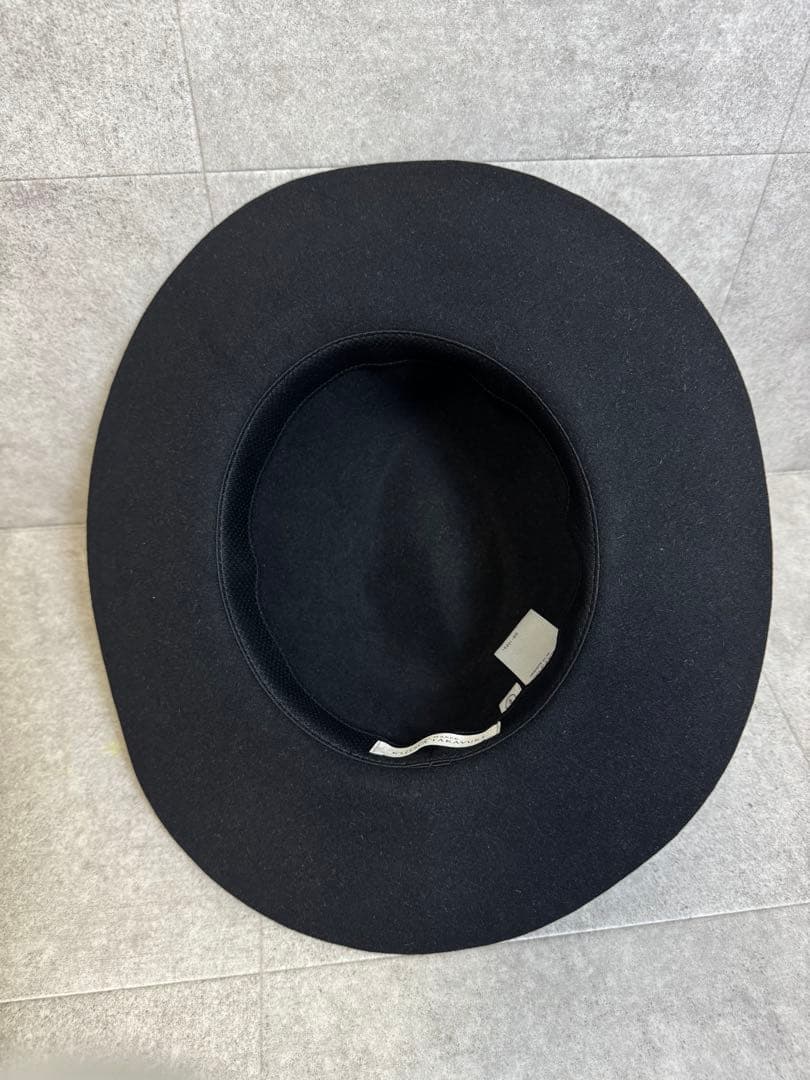 KIJIMA TAKAYUKI Bshop別注 ラビットヘアフェルト ハット 黒