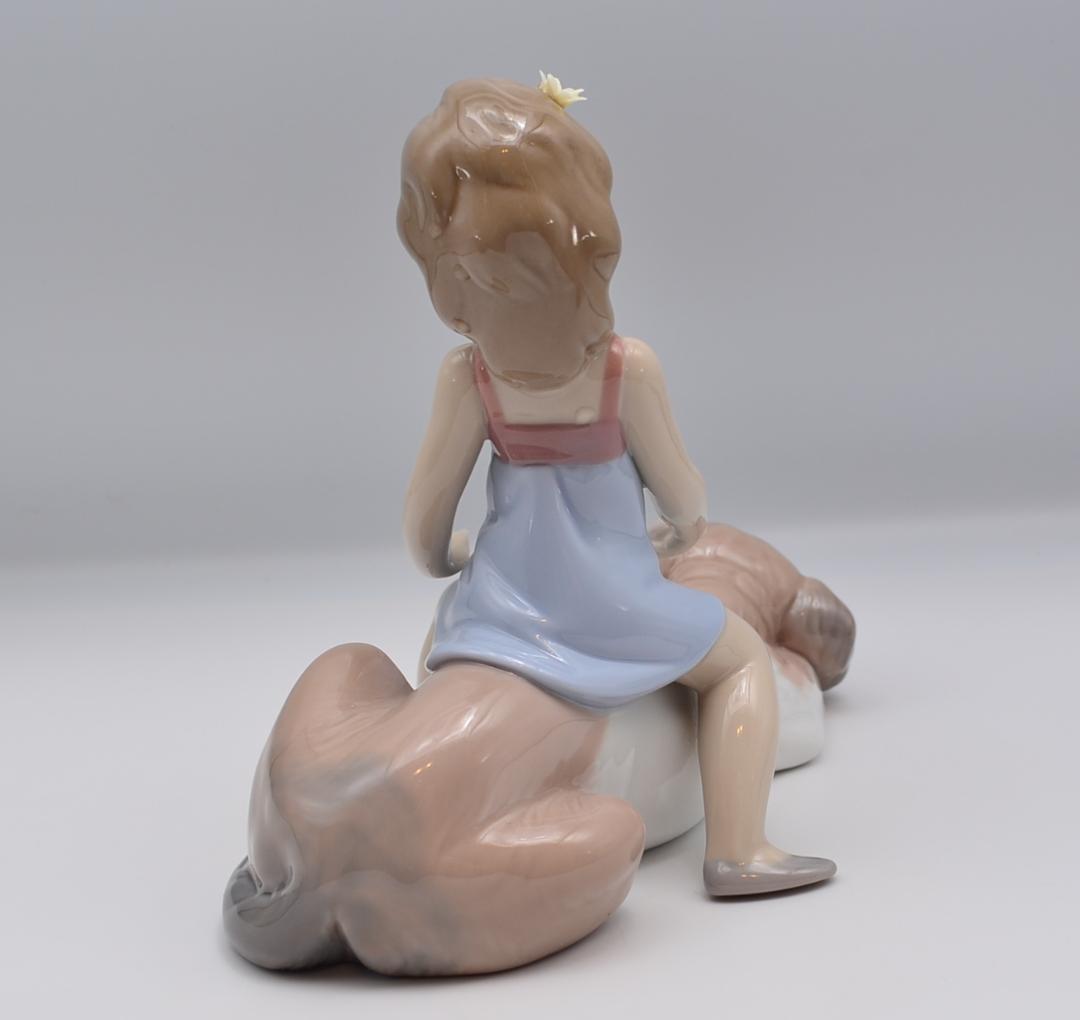 マスティフと遊ぶ　＃6229　★リヤドロ　スペイン　ポーセリン　絶版 ご成約済み