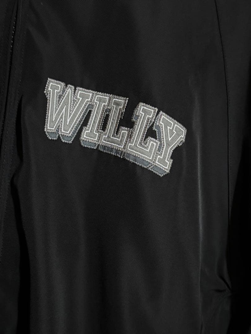 ジャケット・アウター WILLY CHAVARRIA / STADIUM JACKET black