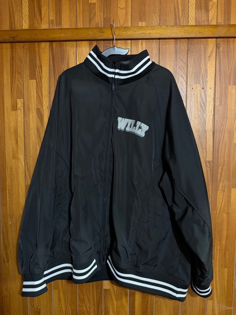 ジャケット・アウター WILLY CHAVARRIA / STADIUM JACKET black