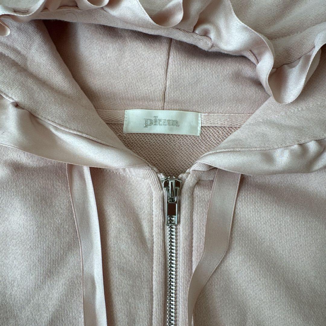 【大人気】pium べリエちゃん パーカー ピンク　ピウム　ビジュー