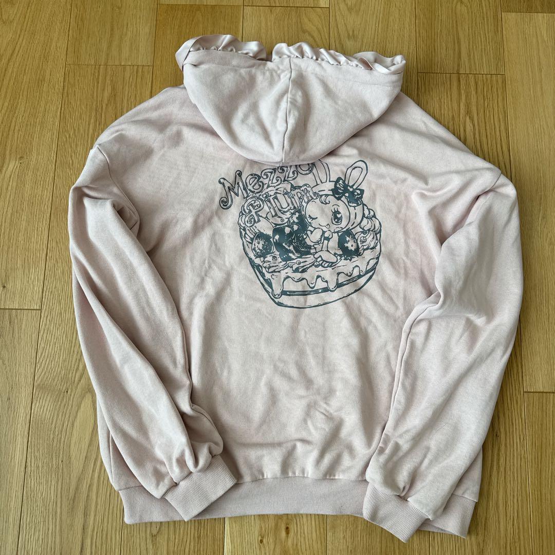 【大人気】pium べリエちゃん パーカー ピンク　ピウム　ビジュー