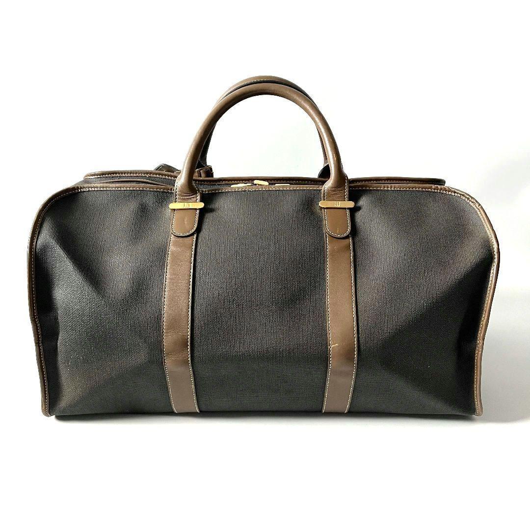 【良品】dunhill ダンヒル ボストンバッグ 旅行バッグ 大容量