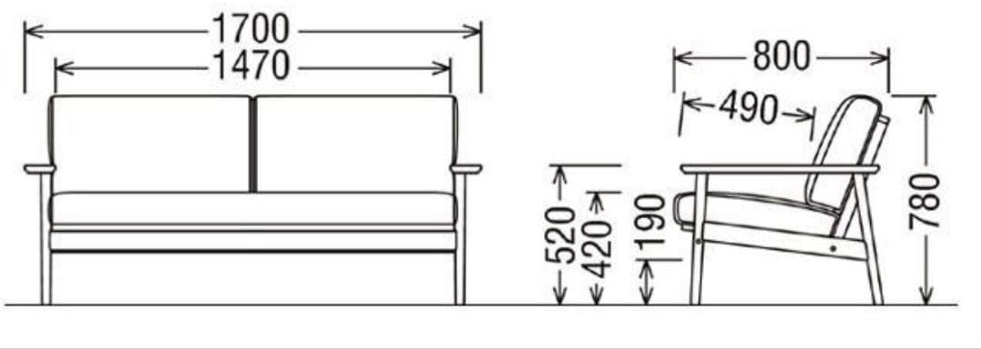g*w様 【最終値下】カリモク 3人掛けソファ WD4333