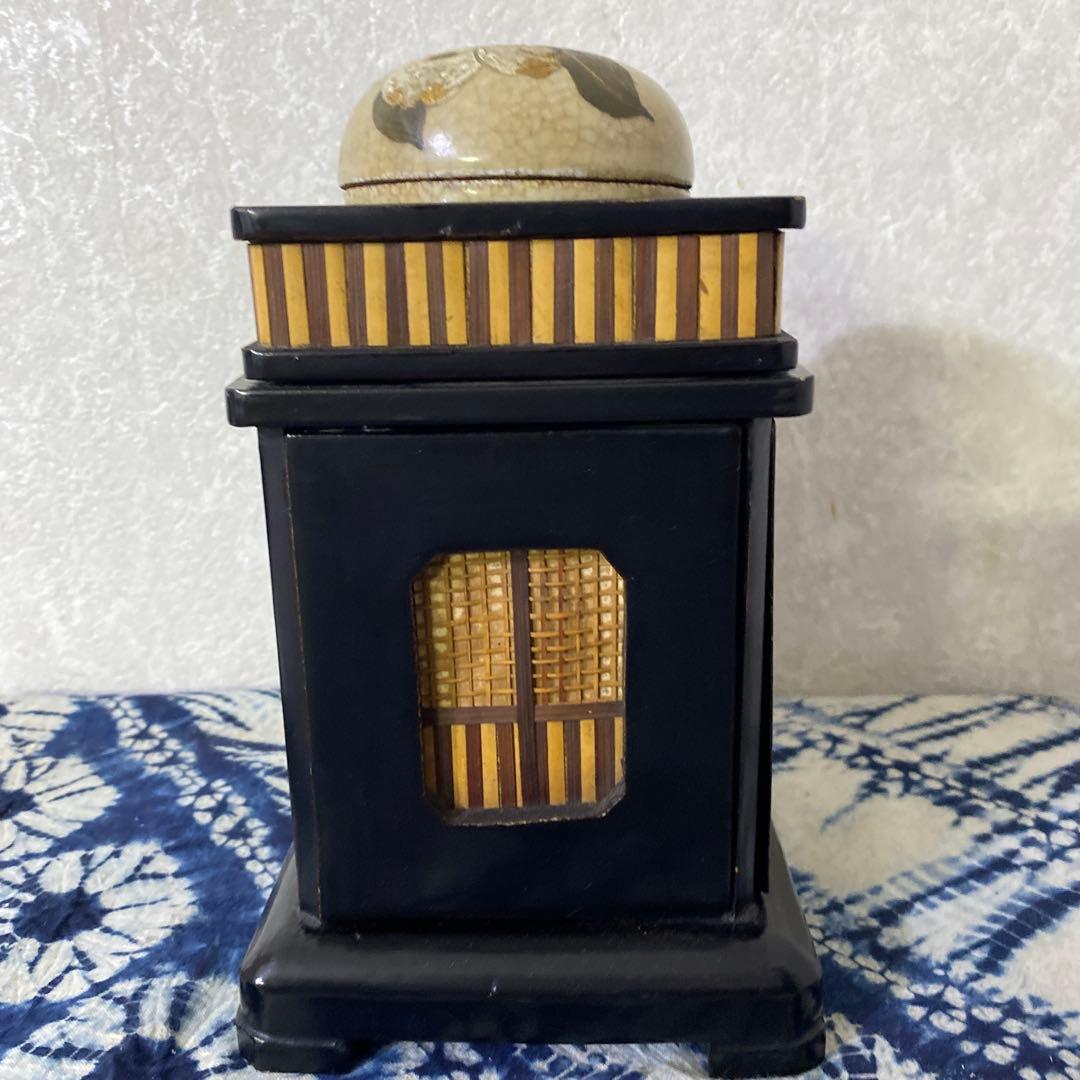 希少！相馬焼　回転式煙草入れ