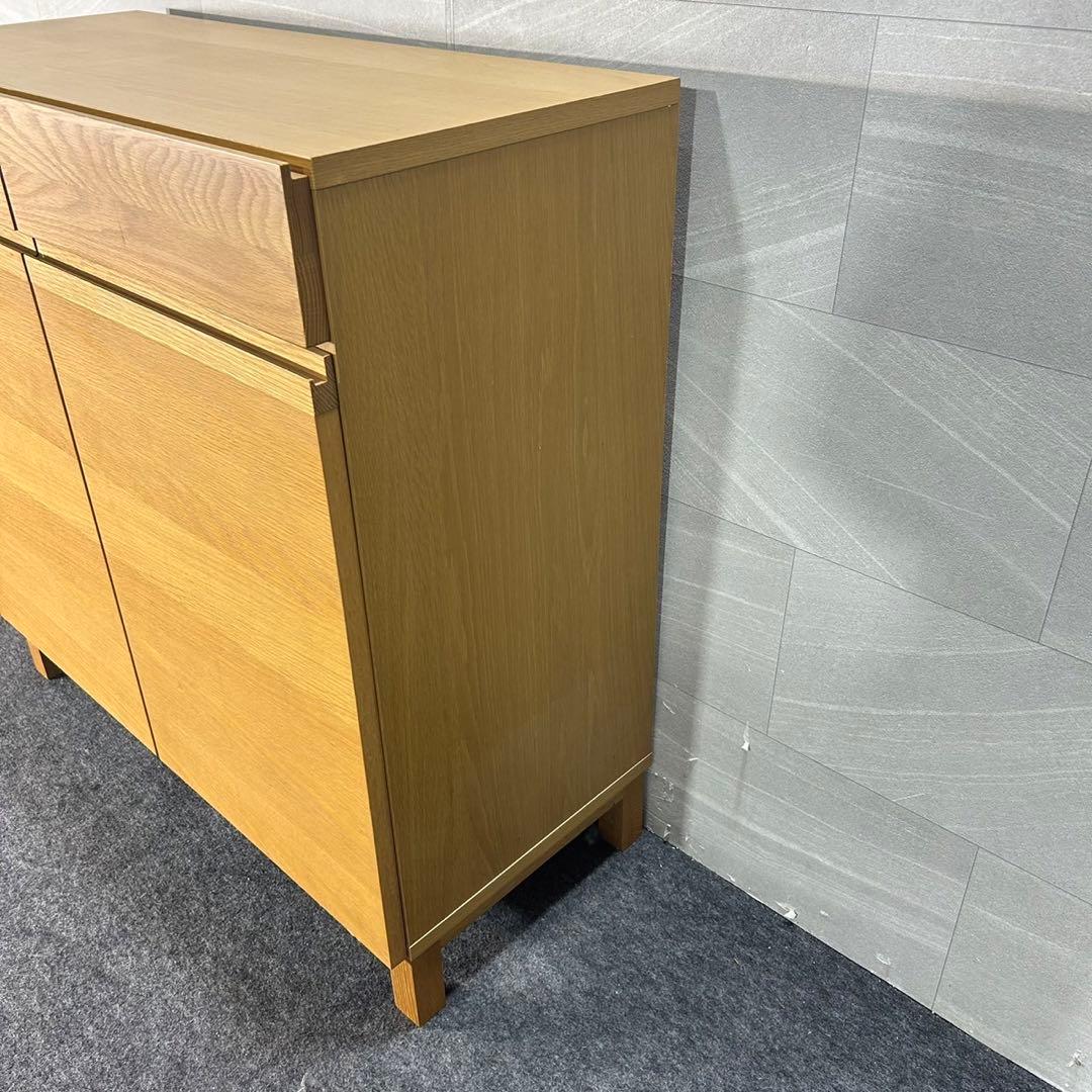 高野木工 キャビネット レッチェ90 収納 家具 ナチュラル モダン d3097