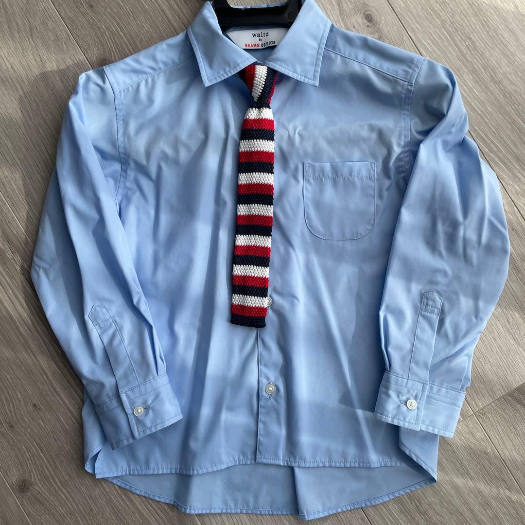 ビームス　キッズ男の子　フォーマルスーツ　入学式　4点セット　ネイビー　120