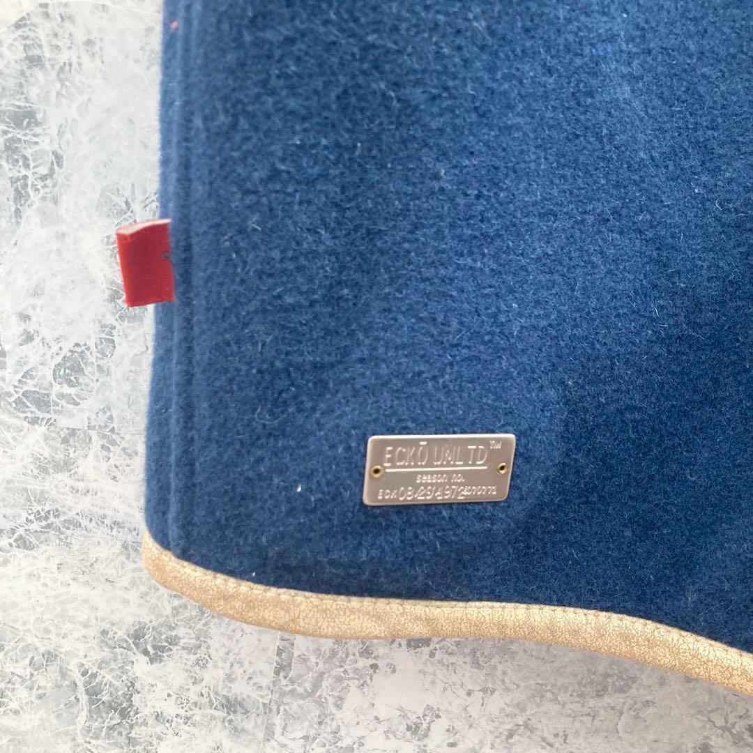 IJ297 激レアUS古着エコーアンリミテッド刺繍肉厚ウール中綿スタジャンベスト