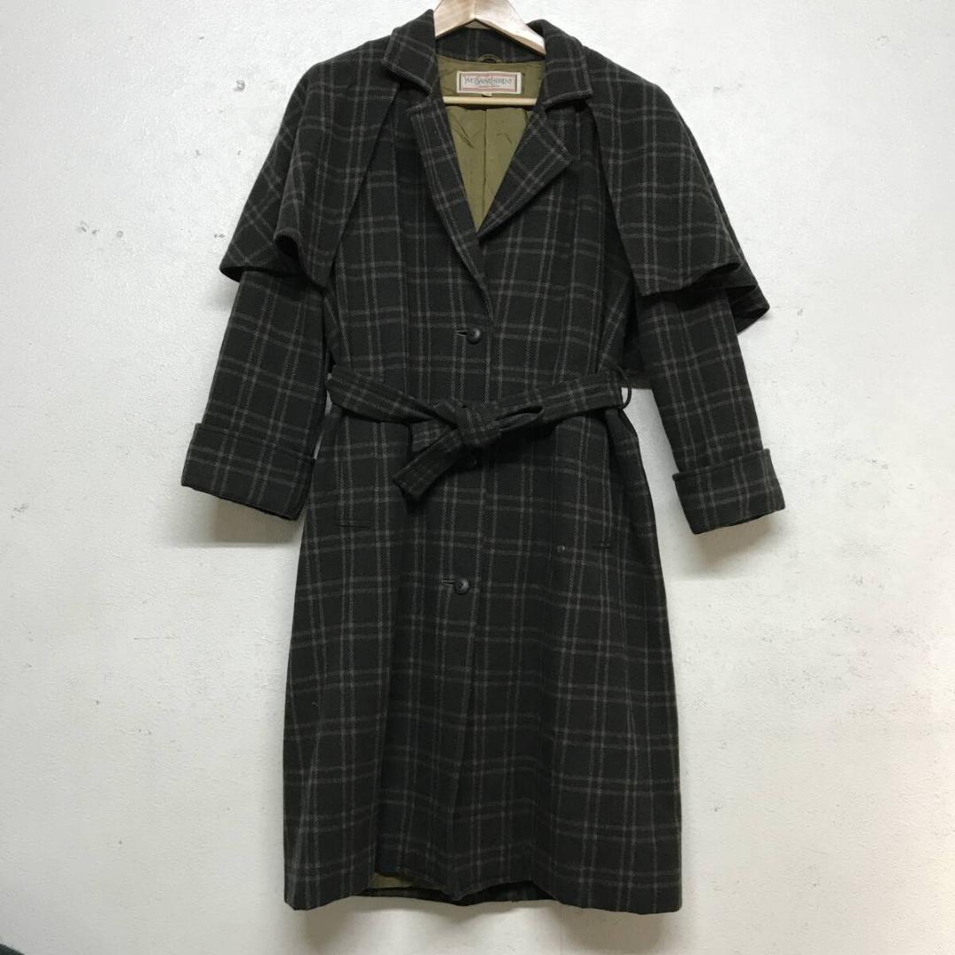 ヴィンテージ YVES SAINT LAURENT イヴサンローラン ウール混