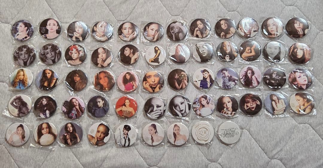 安室奈美恵　Final Space　缶マグネット　コンプリート　全57種