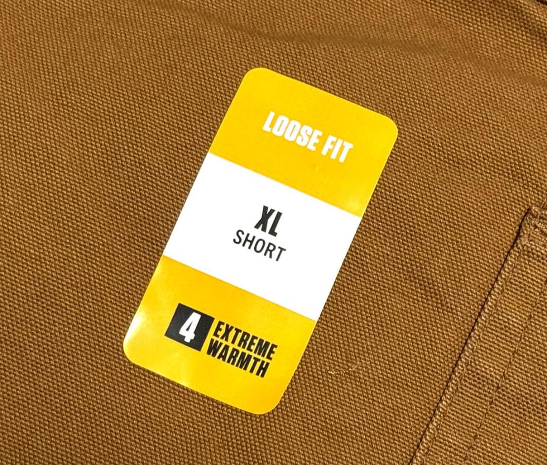 新品 カーハート ウォッシュダックインシュレーションパンツUS:XL/short