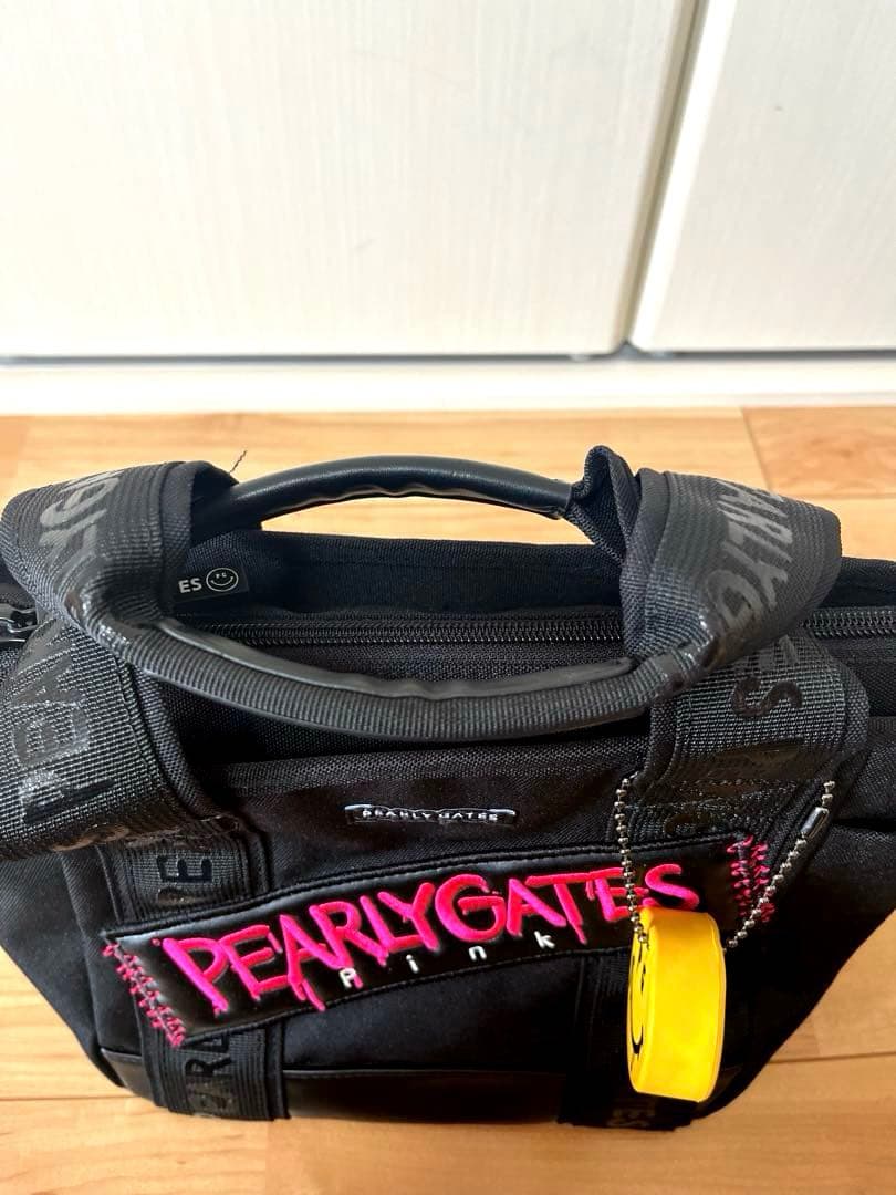 近年モデル 極美品 パーリーゲイツ ペイントロゴシリーズ カートバッグ