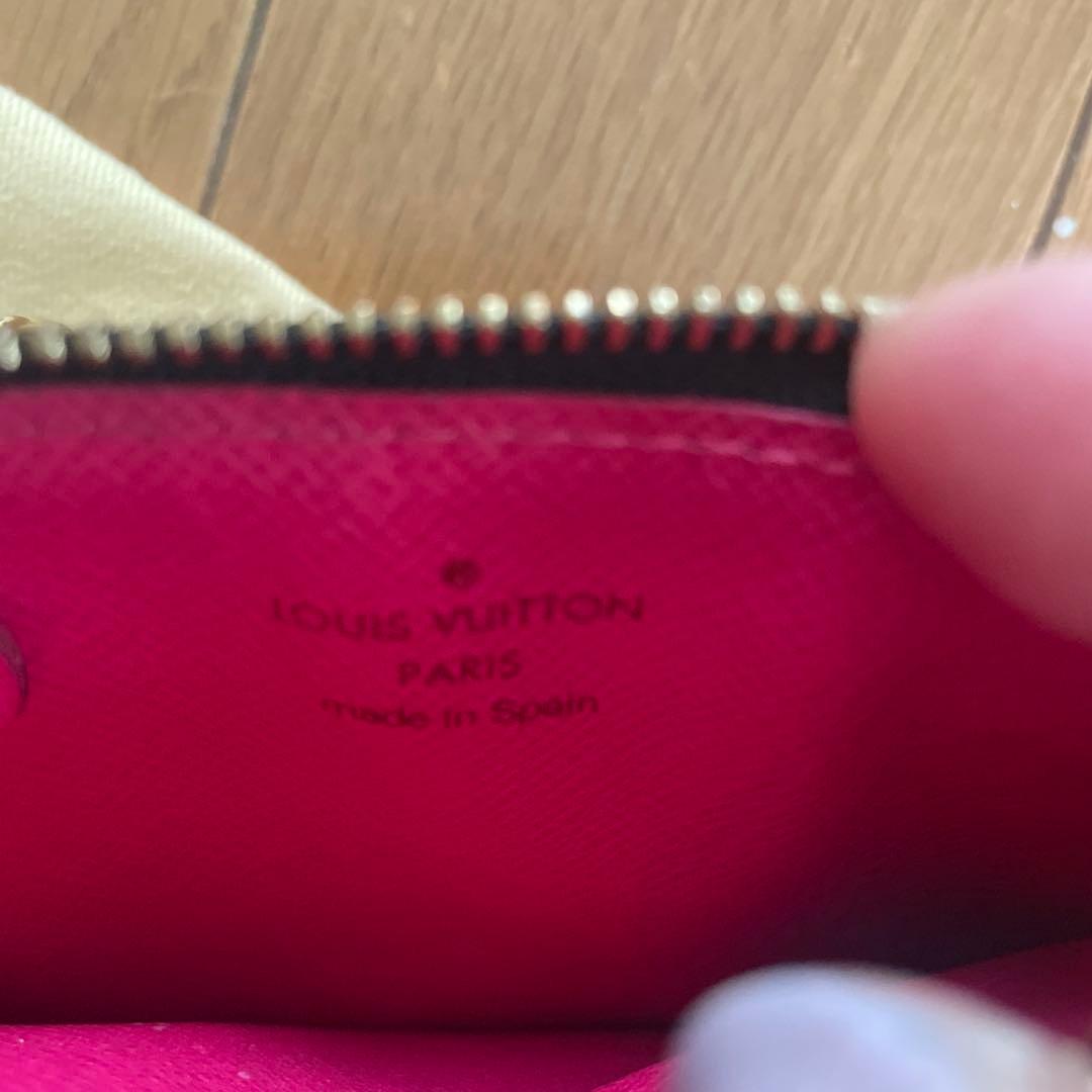 ルイヴィトン マルチカラー ポシェットクレ ケース　キーケース　黒