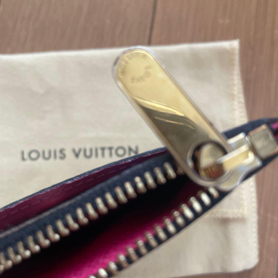 ルイヴィトン マルチカラー ポシェットクレ ケース　キーケース　黒