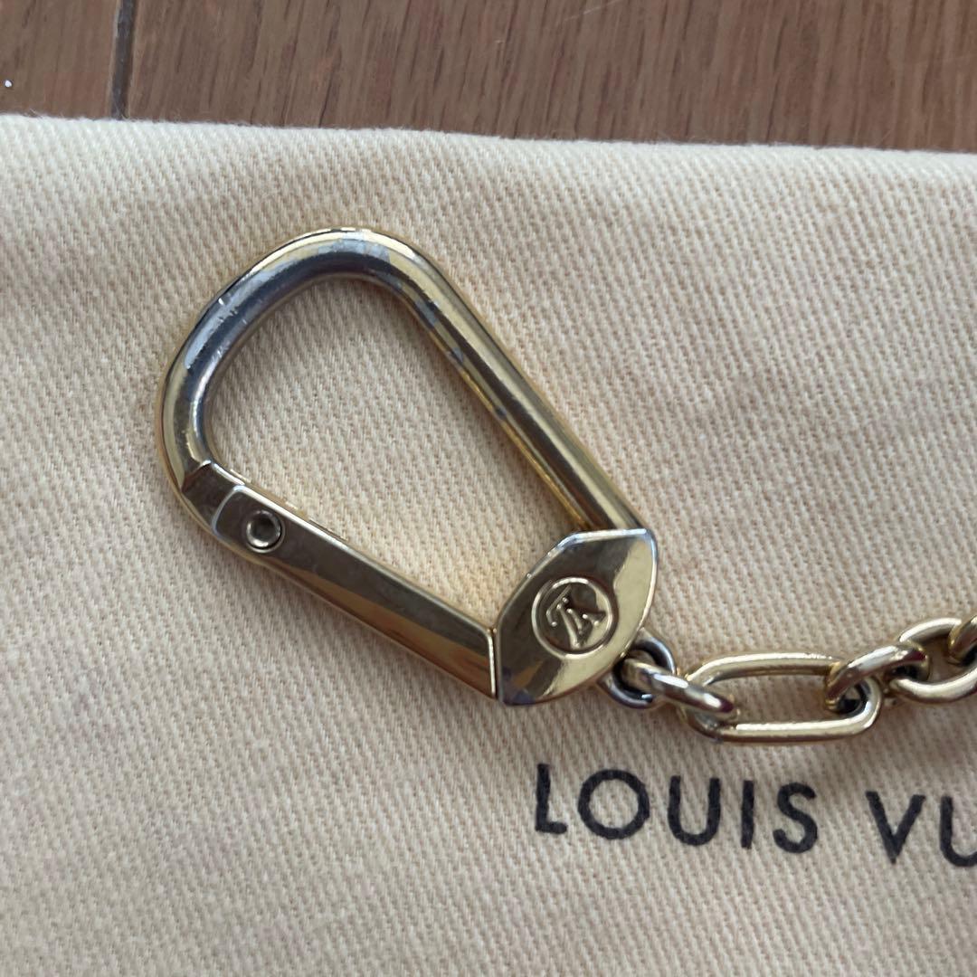 ルイヴィトン マルチカラー ポシェットクレ ケース　キーケース　黒