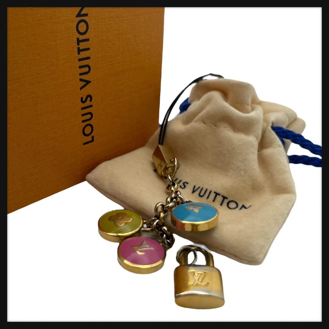LOUIS VUITTON ルイヴィトン キーホルダー モノグラム パドロック