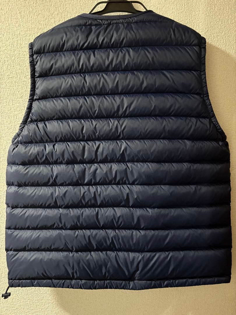 美品　DANTON ネイビー ダウンベスト サイズ38