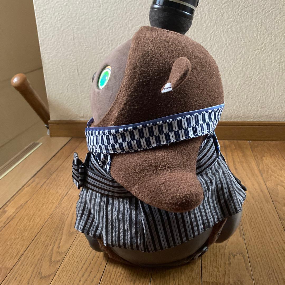 ラボット　服　lovot シルバー龍　羽織　袴　 インナー紺色　矢絣