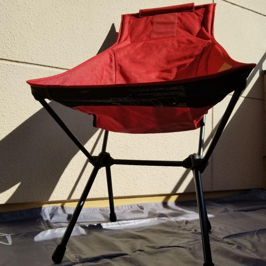 ヘリノックス　アウトドアチェア　レッド