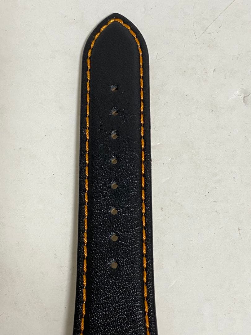 【時計同時購入のみ】オプション特価EDOX 純正（新型）オレンジステッチ革ベルト