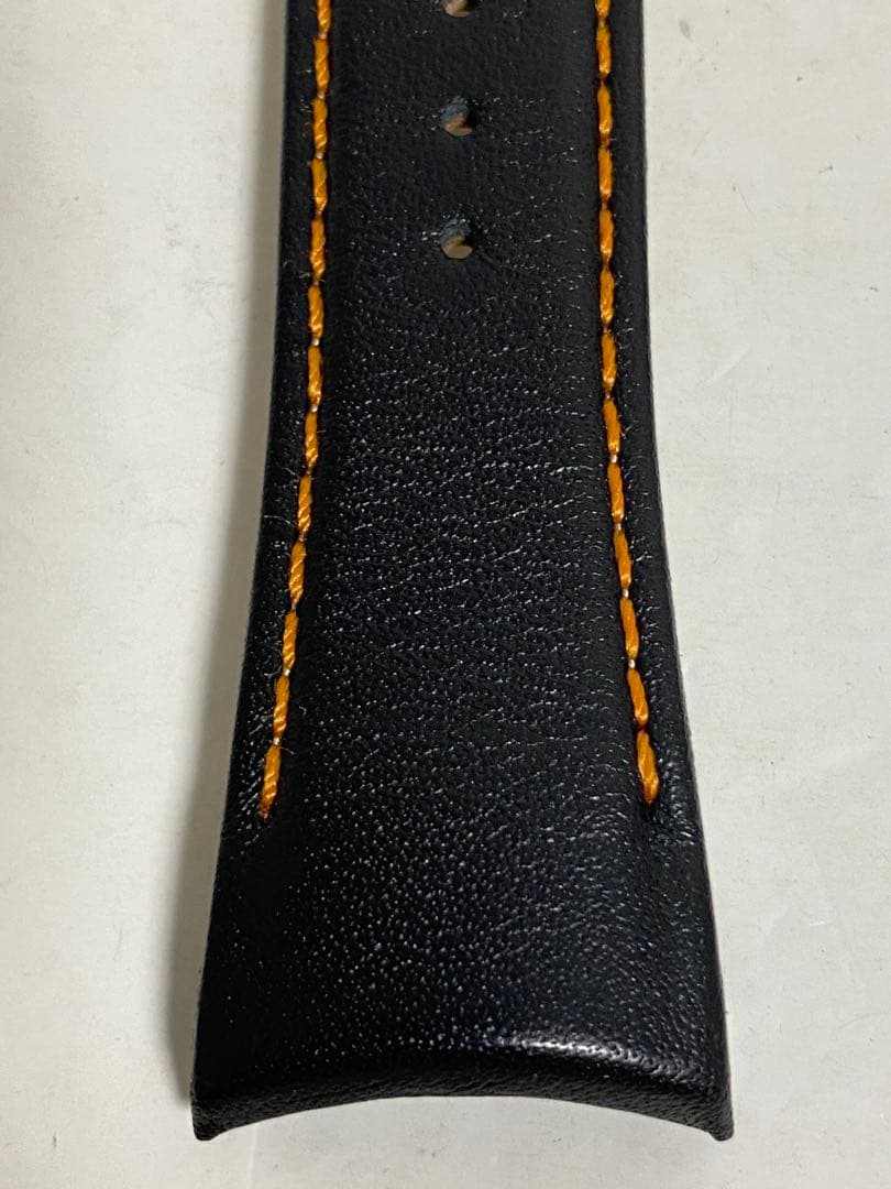 【時計同時購入のみ】オプション特価EDOX 純正（新型）オレンジステッチ革ベルト