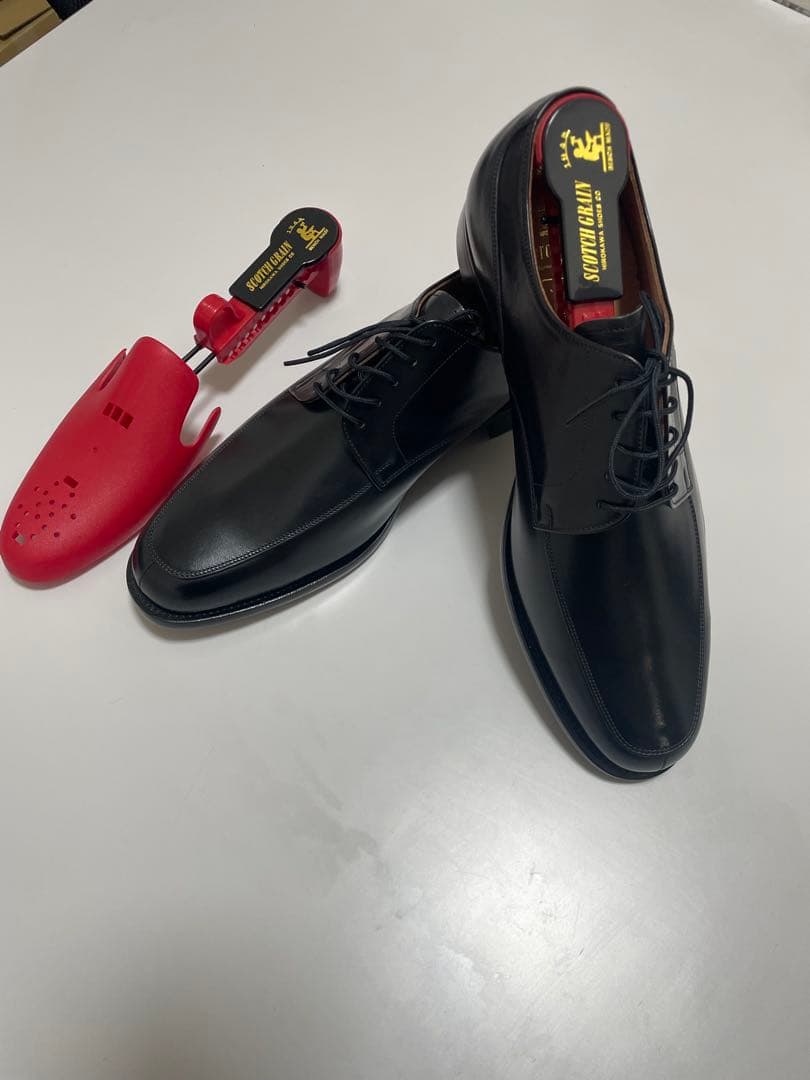 スコッチグレイン　Uチップ　未使用！シューキーパー付き！