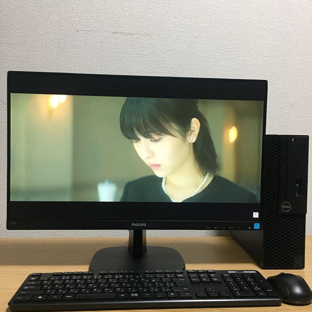 DELL OptiPlex Win11 強力i5 8G 新品SSD 23.8'