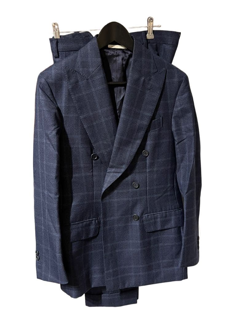 【週末限定】秋冬美品 値下不可 De Petrillo ダブル6ボタンスーツ