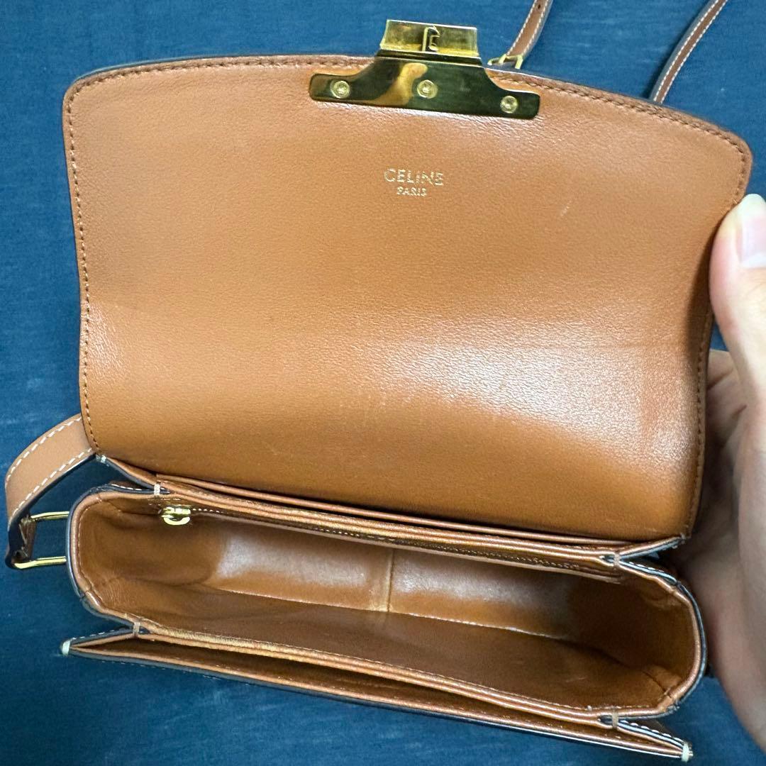 celine トリオンフキャンバス ショルダーバッグ スモール