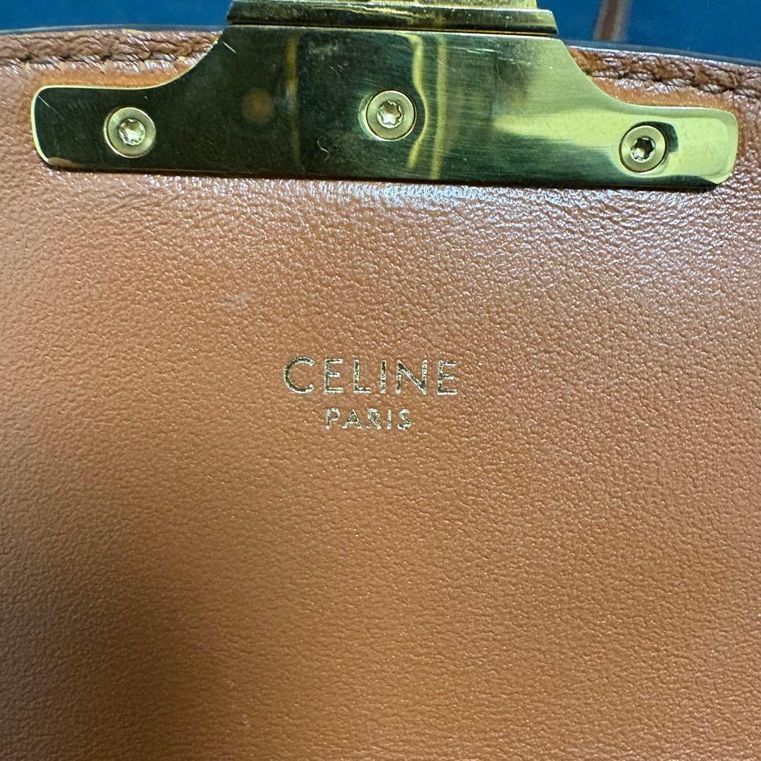 celine トリオンフキャンバス ショルダーバッグ スモール