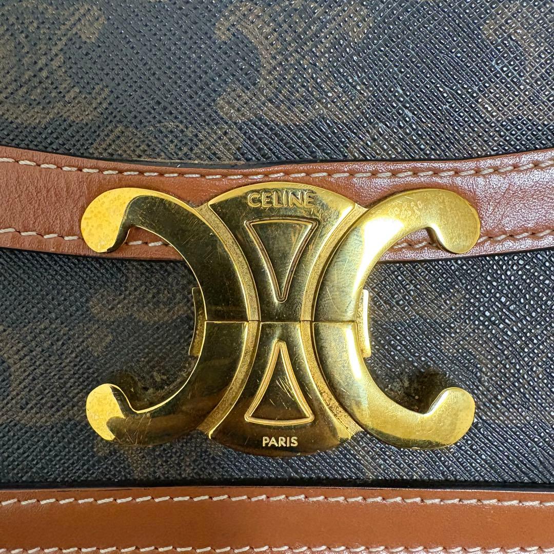 celine トリオンフキャンバス ショルダーバッグ スモール