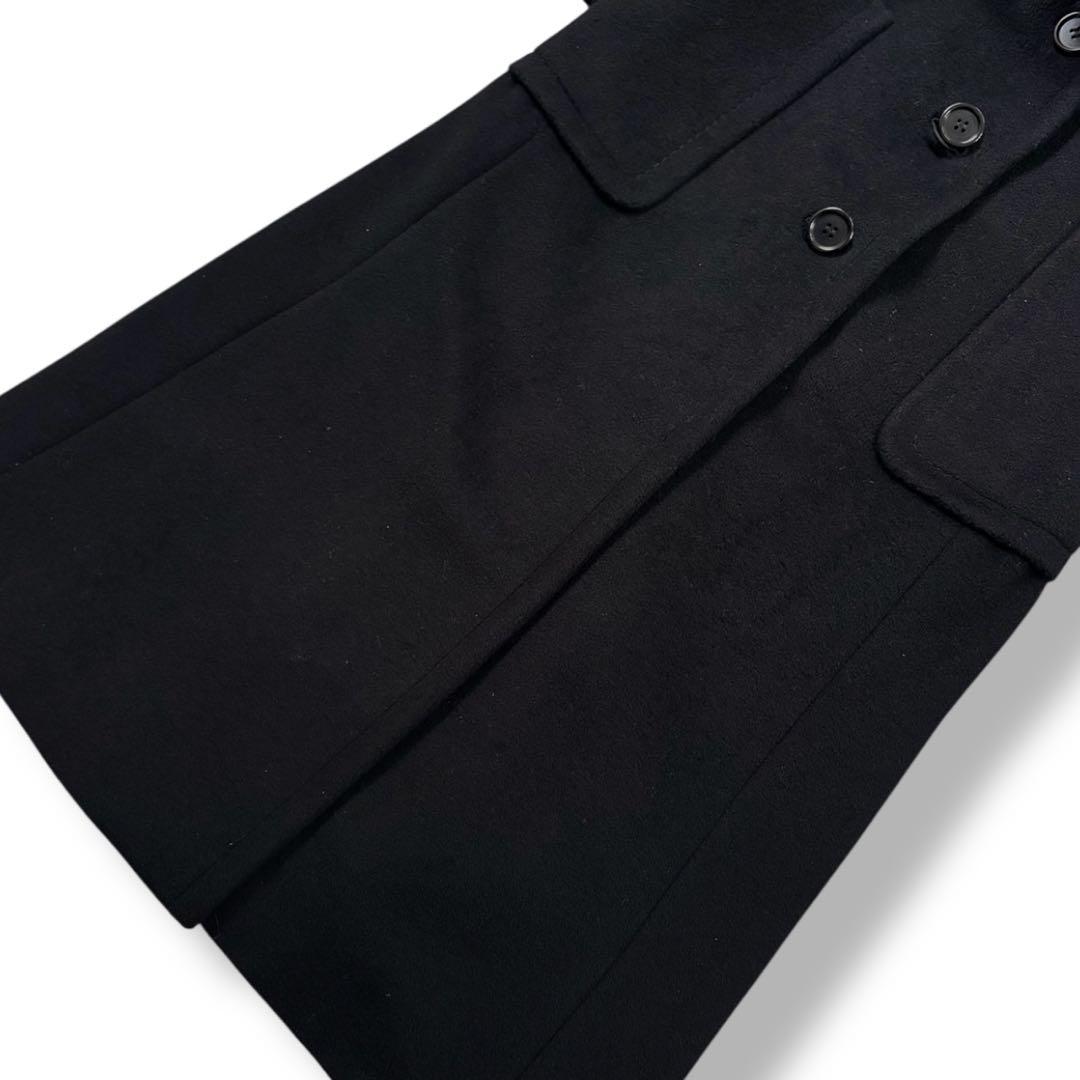 極美品✨マックスマーラ フィンランドフォックスファー ロングコート ブラック