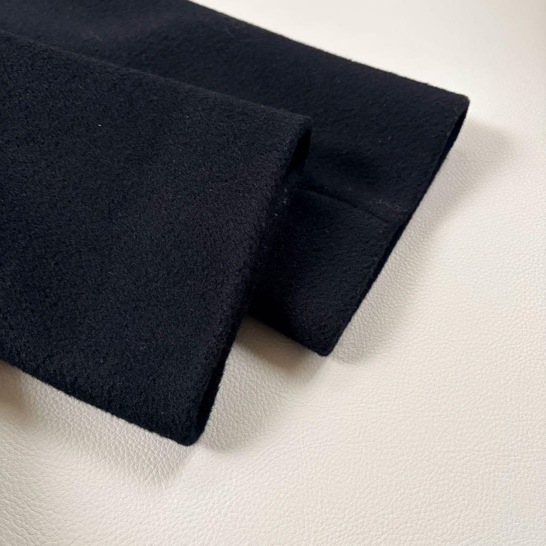 極美品✨マックスマーラ フィンランドフォックスファー ロングコート ブラック