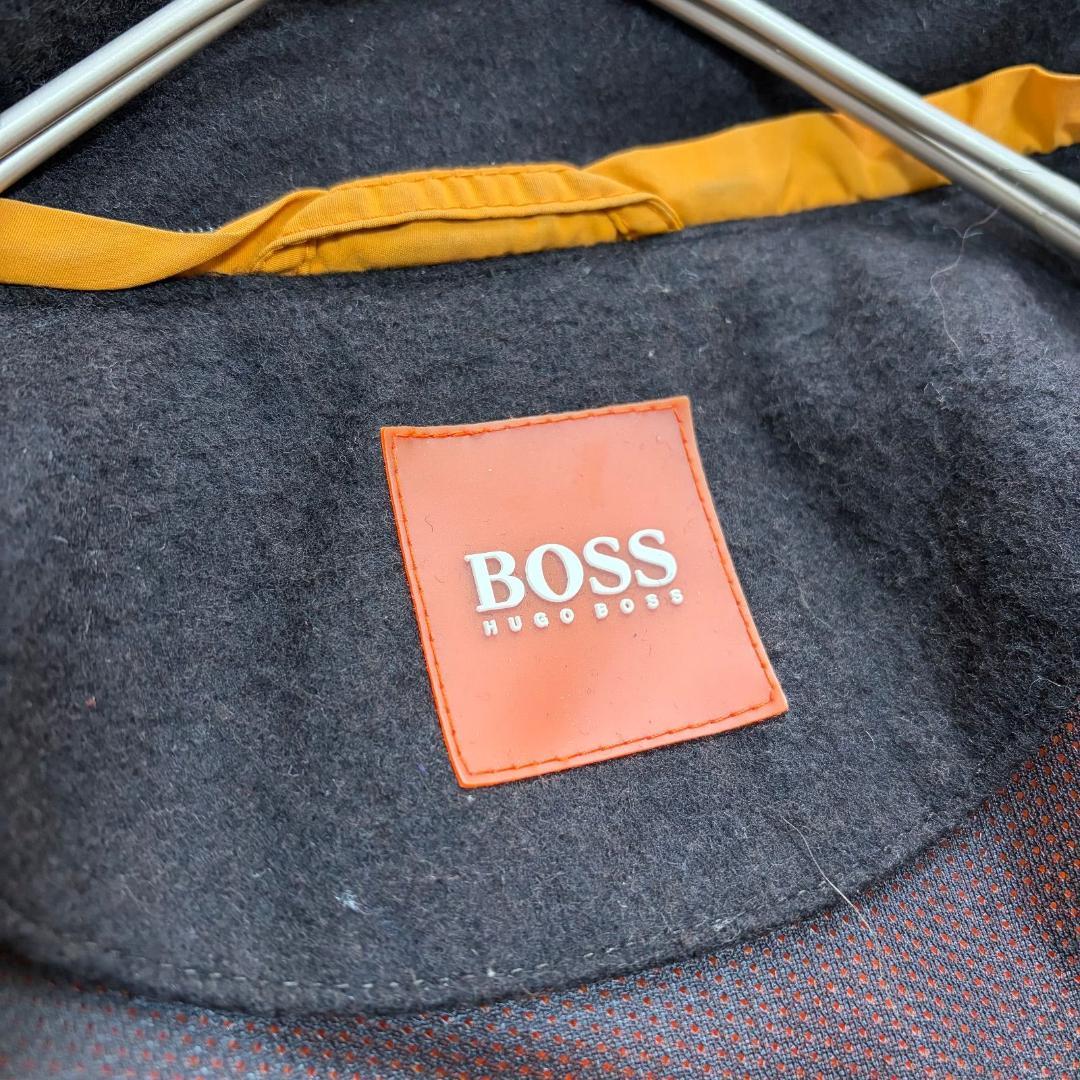 16631✨美品✨ヒューゴボス 48 L ウールスタンドカラーコート ジャケット