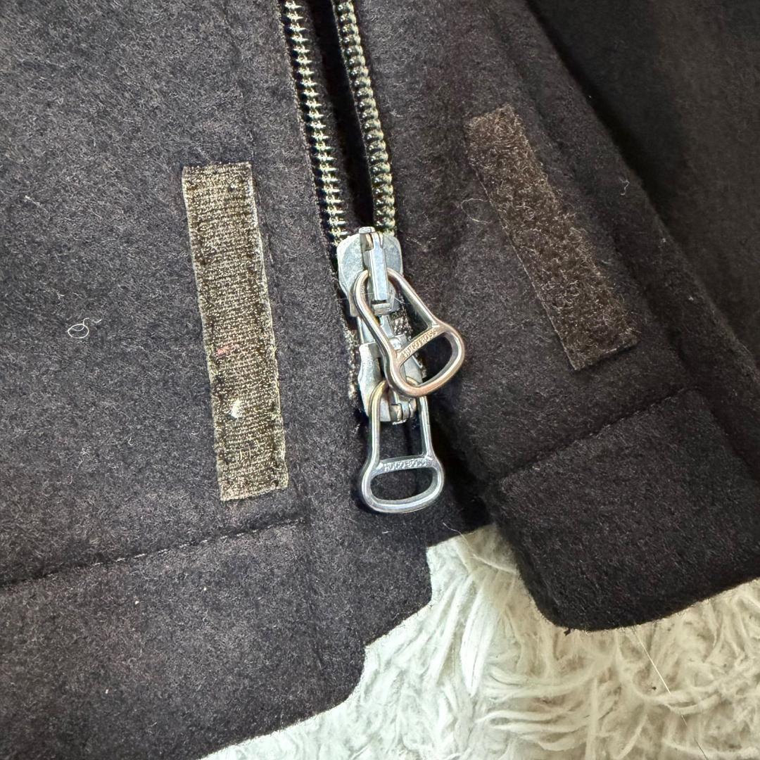 16631✨美品✨ヒューゴボス 48 L ウールスタンドカラーコート ジャケット