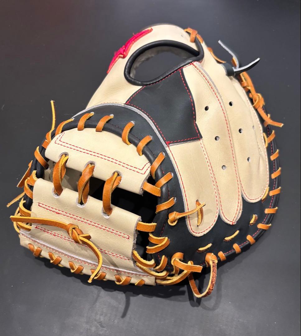 オールスターキャッチャーミット キャメル×Bブラック ASJ-20R-CAM