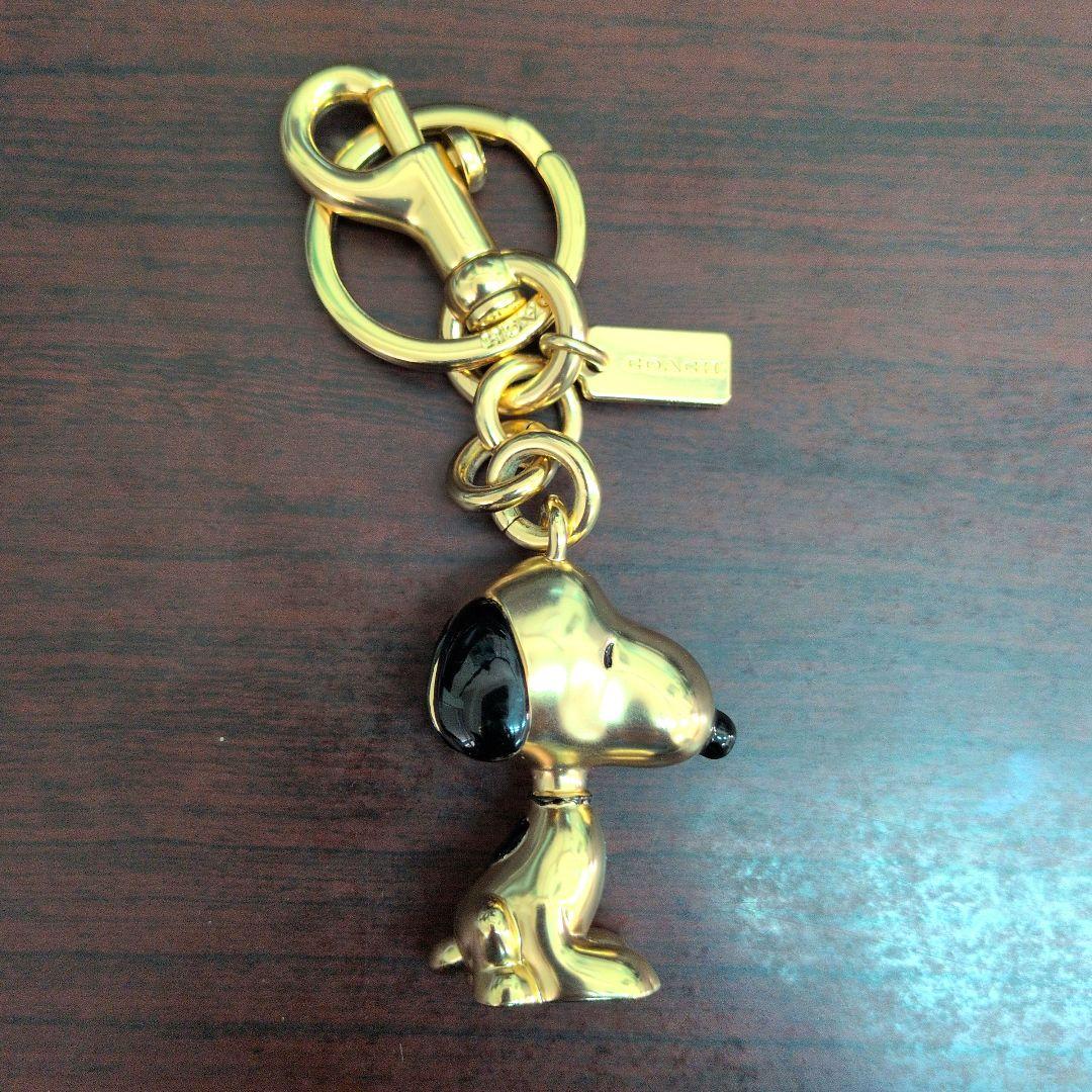 からしくん専用 スヌーピー メタル バッグチャーム ゴールド