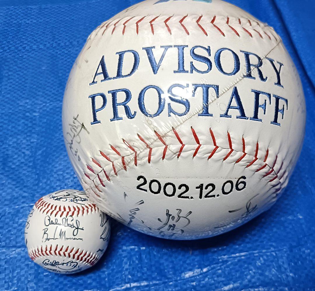 2002 MIZUNO プロ野球 寄書き 直筆サインボール
