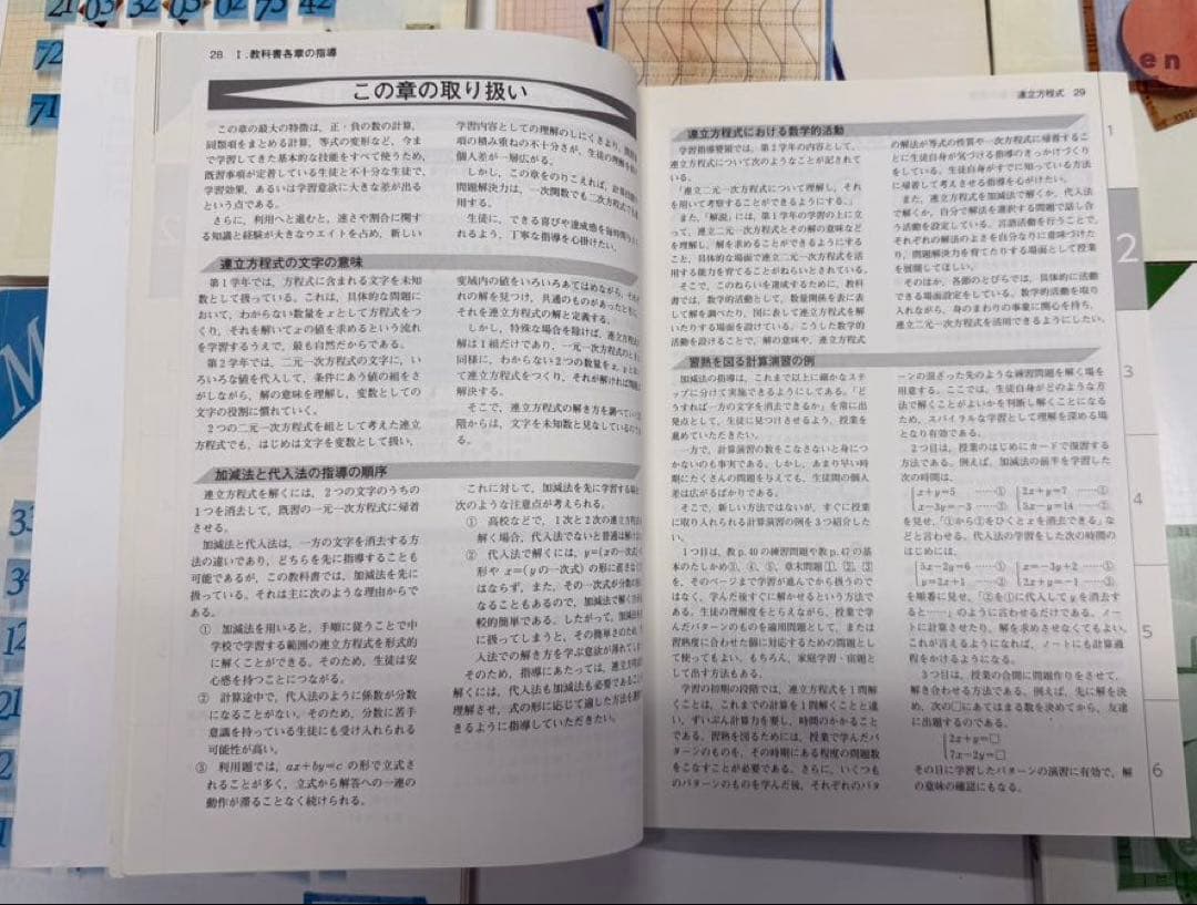 啓林館　教師用指導書　未来へひろがる数学　第二部詳説