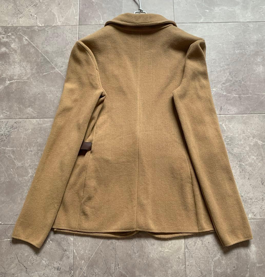 ローレンラルフローレン　レザートリムコットンブレンドブレザー　近年モデル　XS