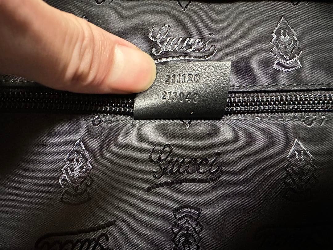 GUCCI グッチ グッチシマ レザー トートバッグ 211120レシートあり