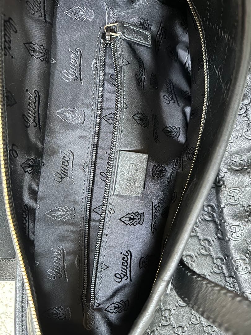 GUCCI グッチ グッチシマ レザー トートバッグ 211120レシートあり