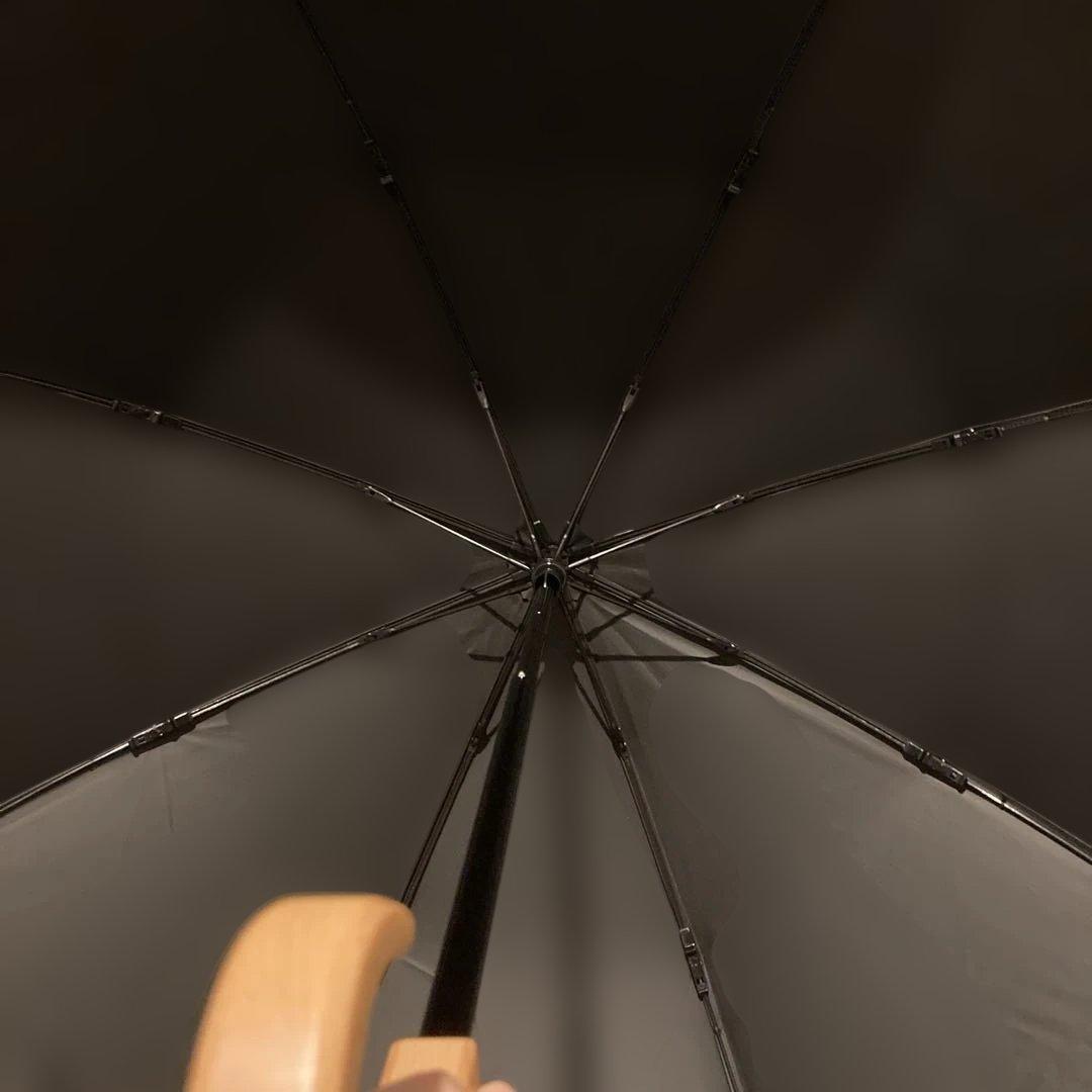 【極美品】サンバリア100 グレー キューブ　2段折り日傘