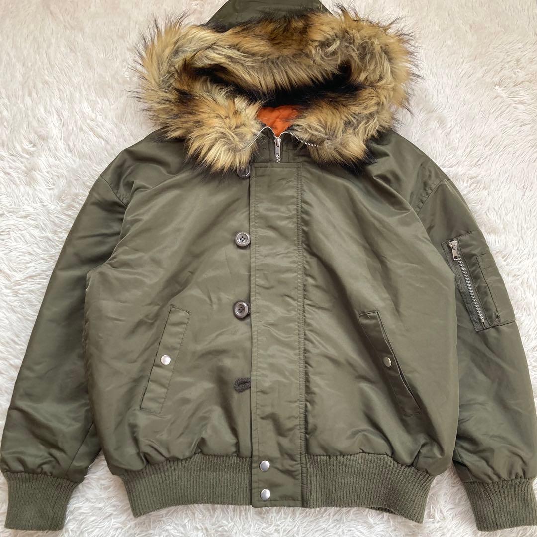 ✨00s✨N-2B flight jacket Archive y2k 短丈 緑