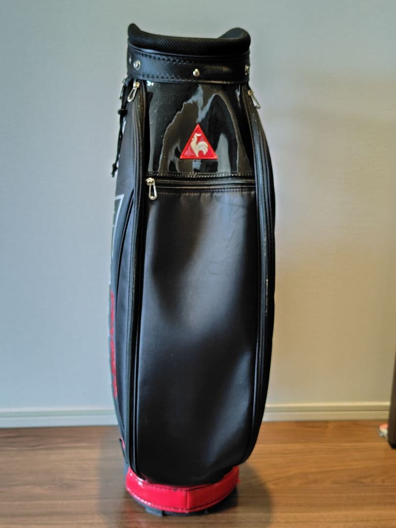 LE COQ SPORTIF ゴルフバッグ FR-1862 黒/赤