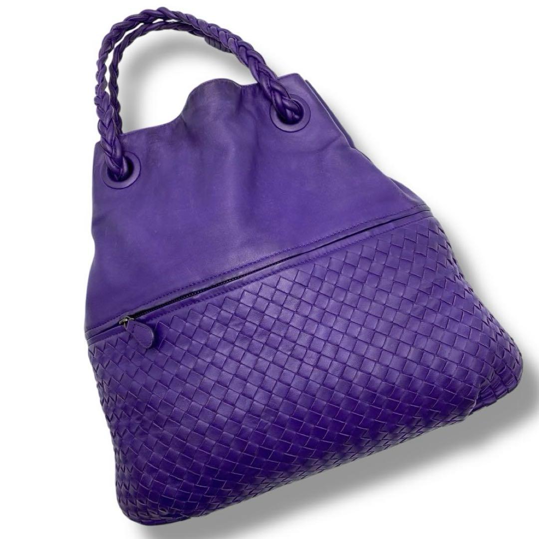 美品 ボッテガヴェネタ イントレチャート Vintage Y2K バッグ レザー