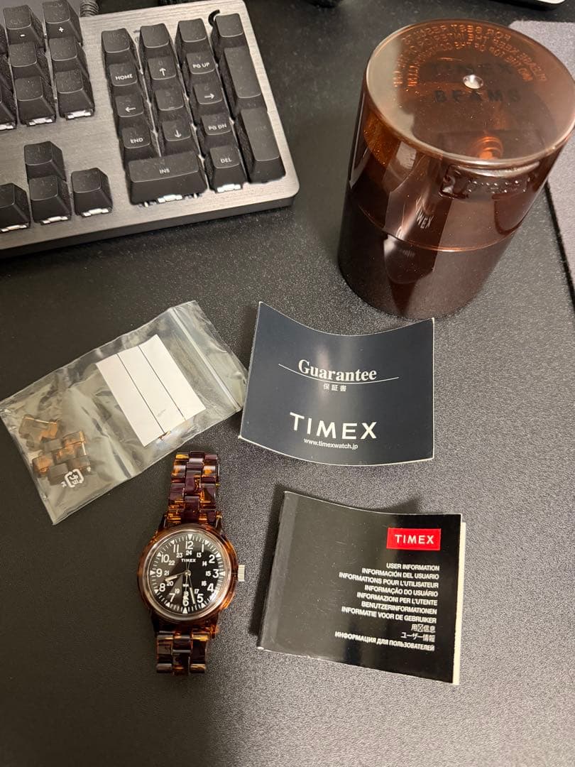 い*え様 【希少】TIMEX × BEAMS 別注 camper べっ甲 べっこ