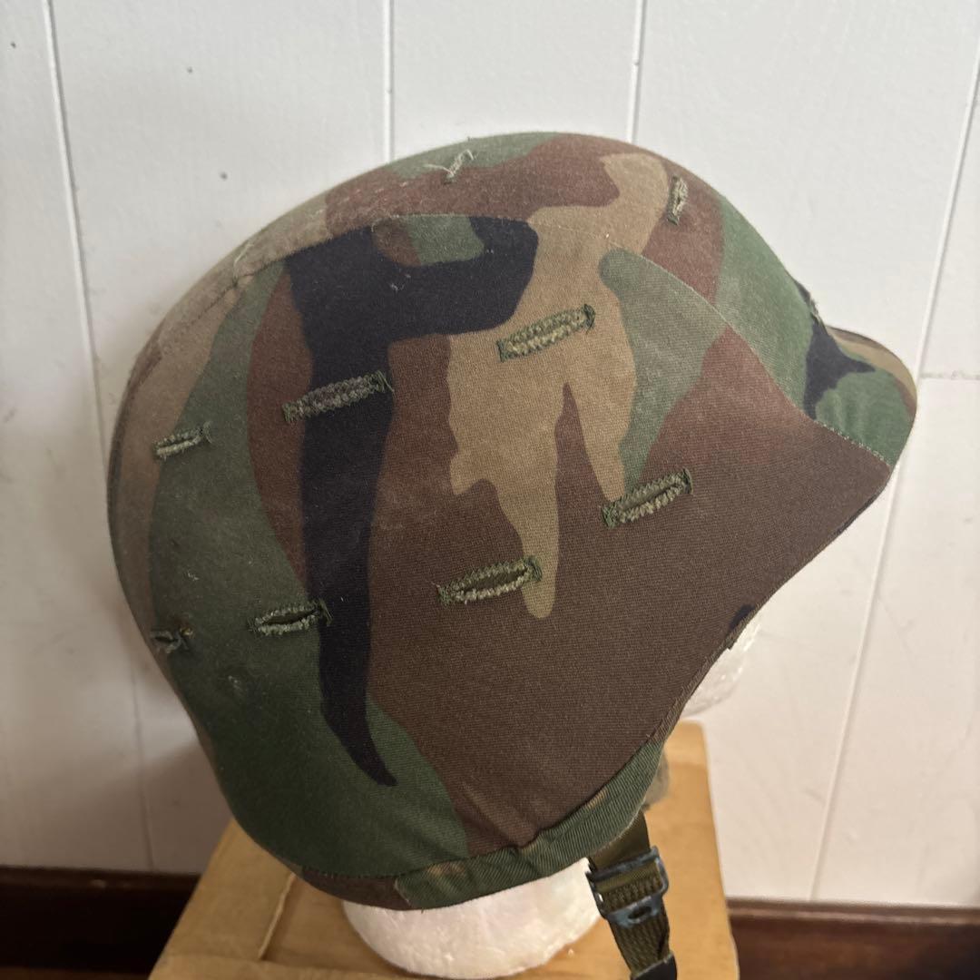 米軍　実物 PASGTフリッツヘルメット　ウッドランド　MEDIUM 送料無料