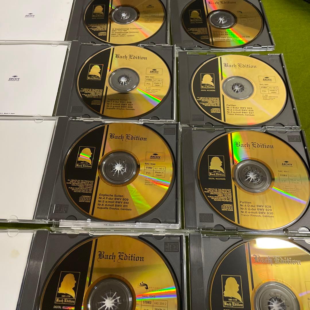 バッハ大全集　チェンバロ演奏　CD16枚　収録曲　解説本1冊付き
