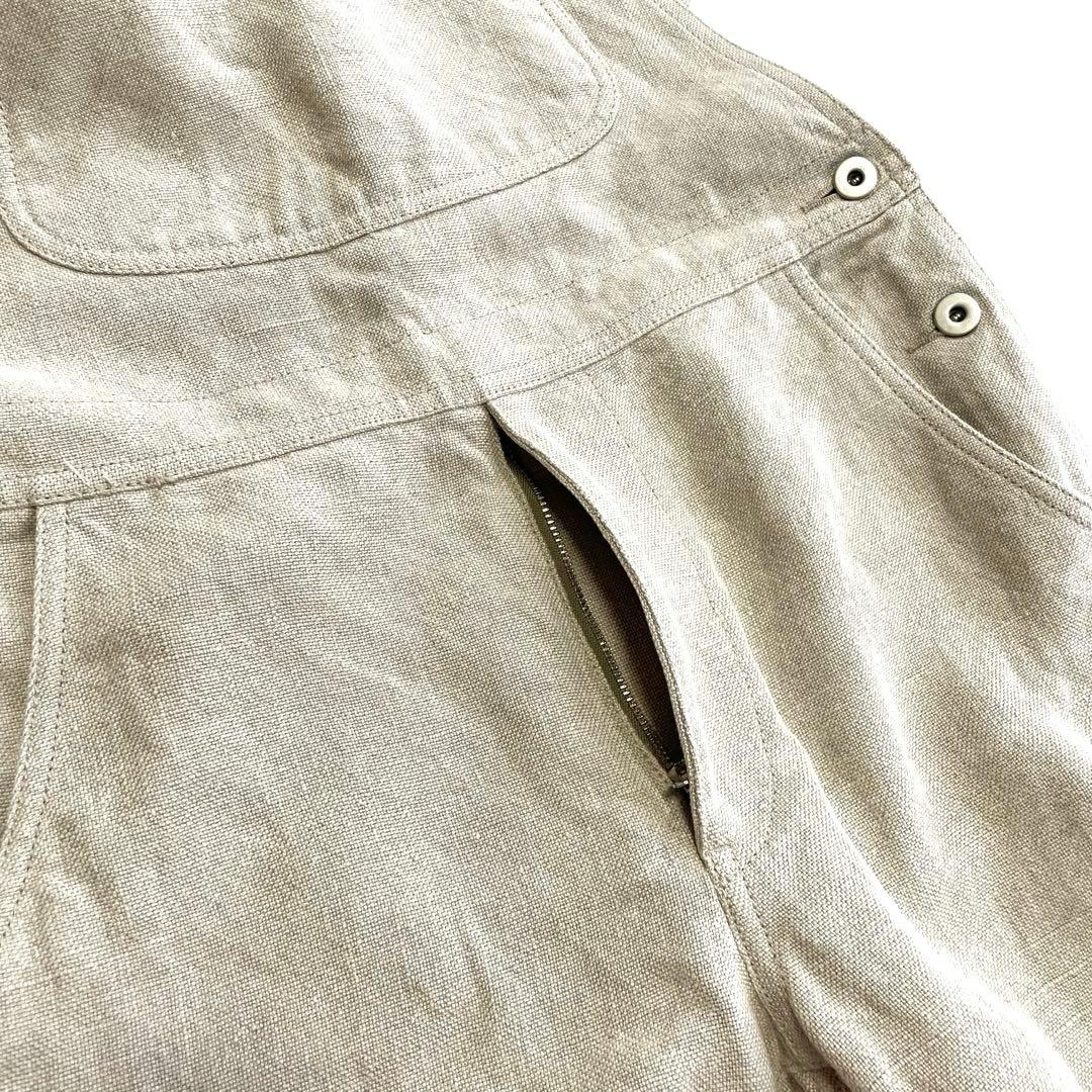 6289◆【美品】アンスクリア　オーバーオール　リネン　サロペット　2022年